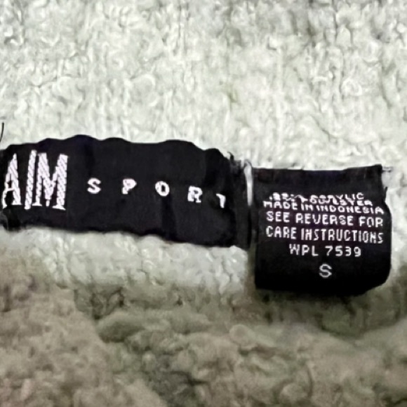 💥Women’s Green Turtleneck Sweater Pockets Top Shirt Cardigan Jacket Coat Small - Picture 4 of 8